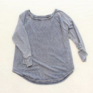 Mossimo Target Destressed Raglan Sleeve 3/4 tee